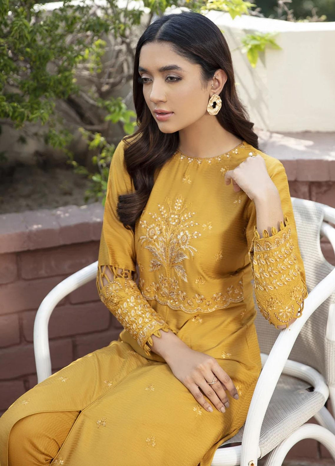 Xenia Formals Casual Pret  Linen Jacquard 2 Piece Suit RAGHAD XFR-21-289