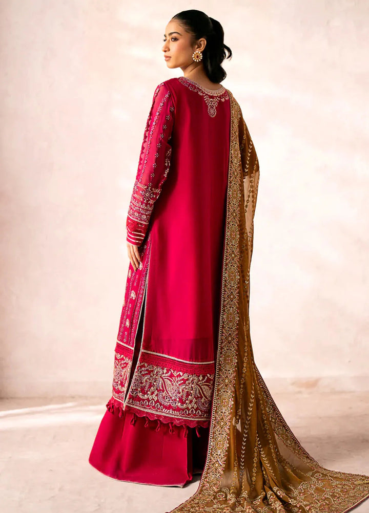 Xenia Formals Embroidered Chiffon Suits Unstitched 3 Piece XE24LU Zerya - Formal Collection