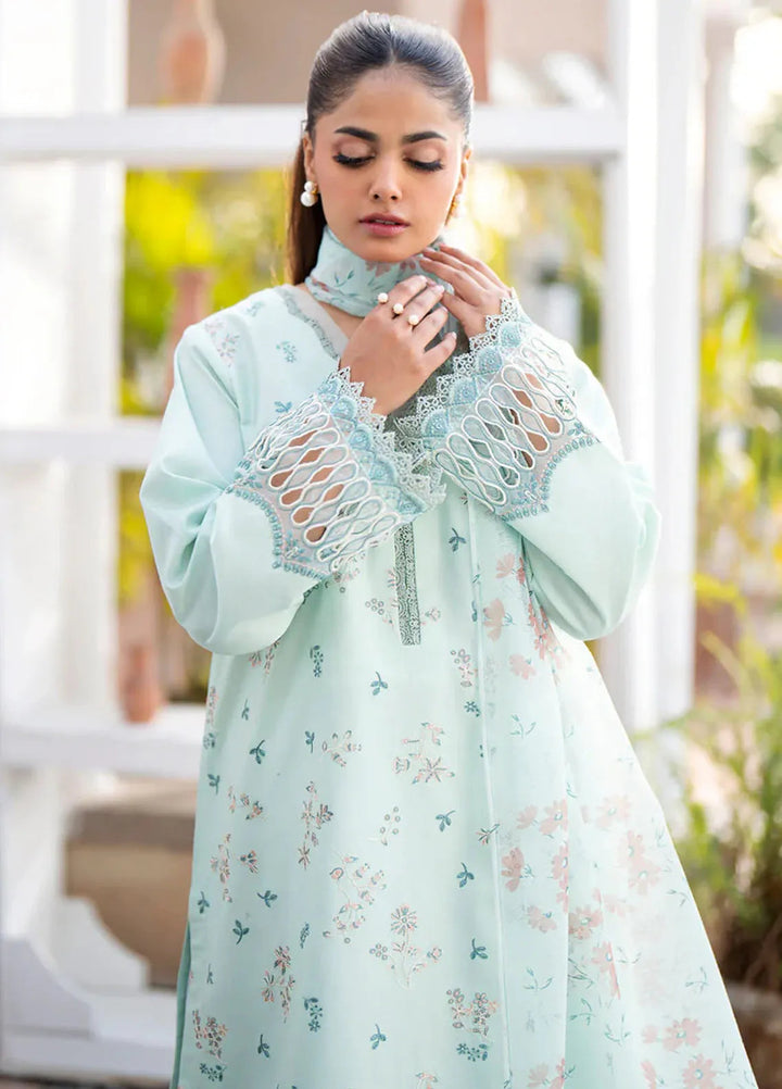 Xenia Formals Embroidered Lawn Suit Unstitched 3 Piece Faloni - Summer Collection