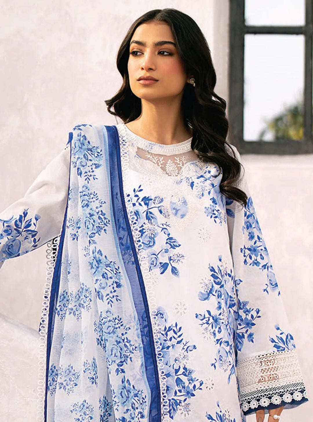 Xenia Formals Embroidered Lawn Suit Unstitched 3 Piece ZE24S 09- Grasse - Summer Collection