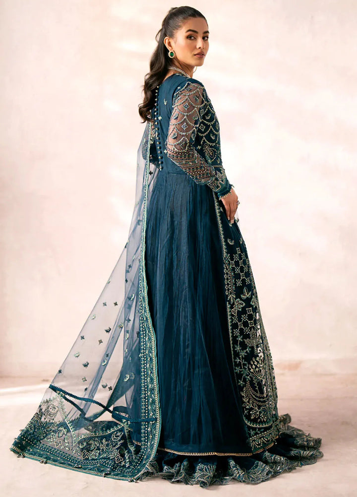 Xenia Formals Embroidered Net Suits Unstitched 3 Piece XE24LU Zaytoon - Formal Collection