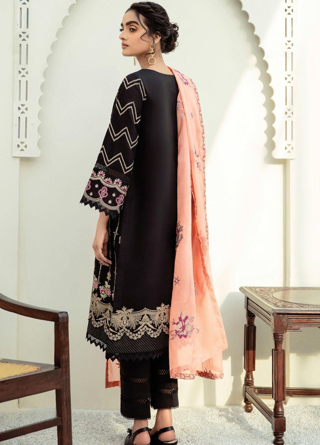 Xenia Formals Embroidered Lawn Suits Unstitched 3 Piece XE21M D-04 NARMIN - Summer Collection