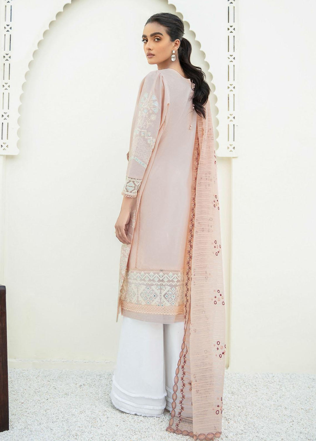 Xenia Formals Embroidered Lawn Suits Unstitched 3 Piece XE21M D-06 SAWERA - Summer Collection