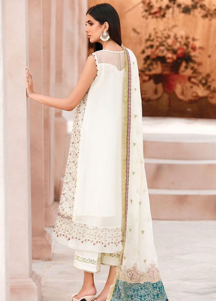 Mehfilen By Xenia Formals Embroidered Chiffon Suits Unstitched 3 Piece XE22M 06 Berina - Luxury Collection