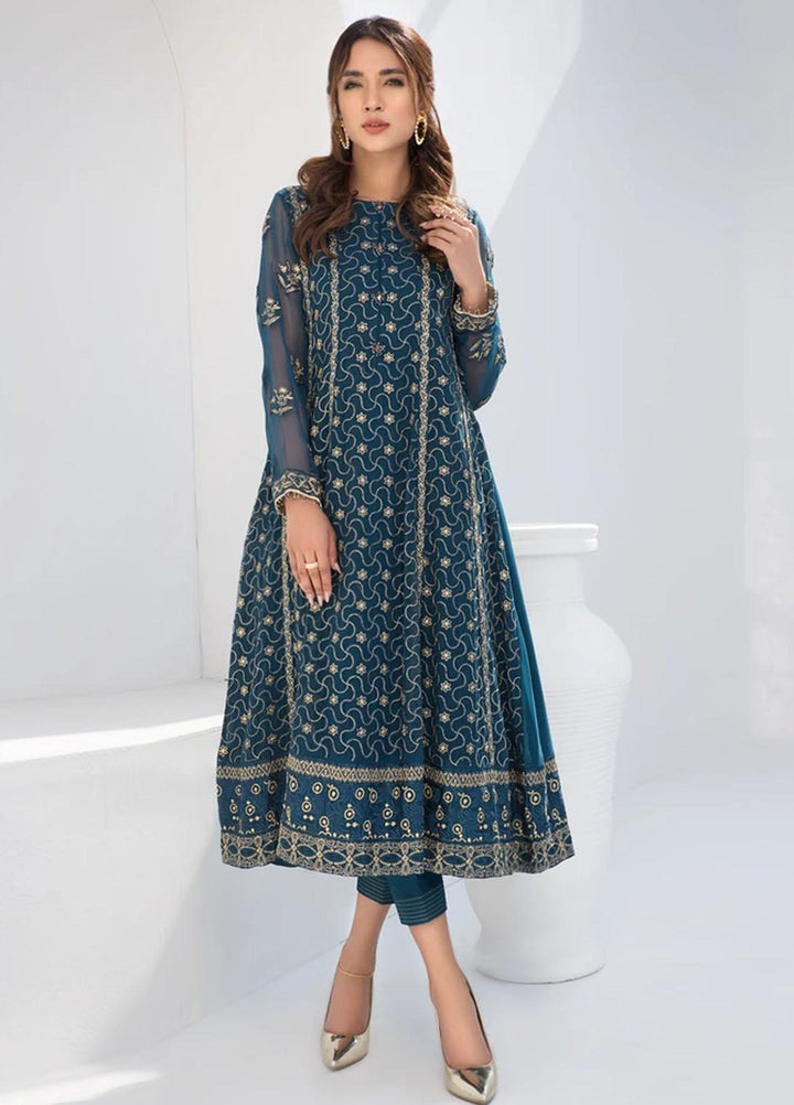 Xenia Formals Luxury Pret Embroidered Chiffon 2 Piece Suit SAHIBO XFR-21-214