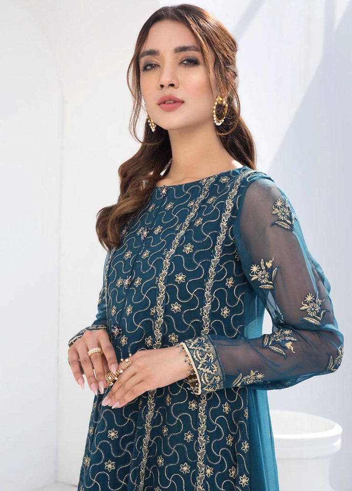 Xenia Formals Luxury Pret Embroidered Chiffon 2 Piece Suit SAHIBO XFR-21-214