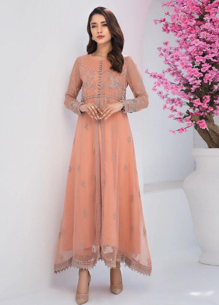 Xenia Formals Luxury Pret Embroidered Chiffon 2 Piece Suit TABEER XFR-21-205