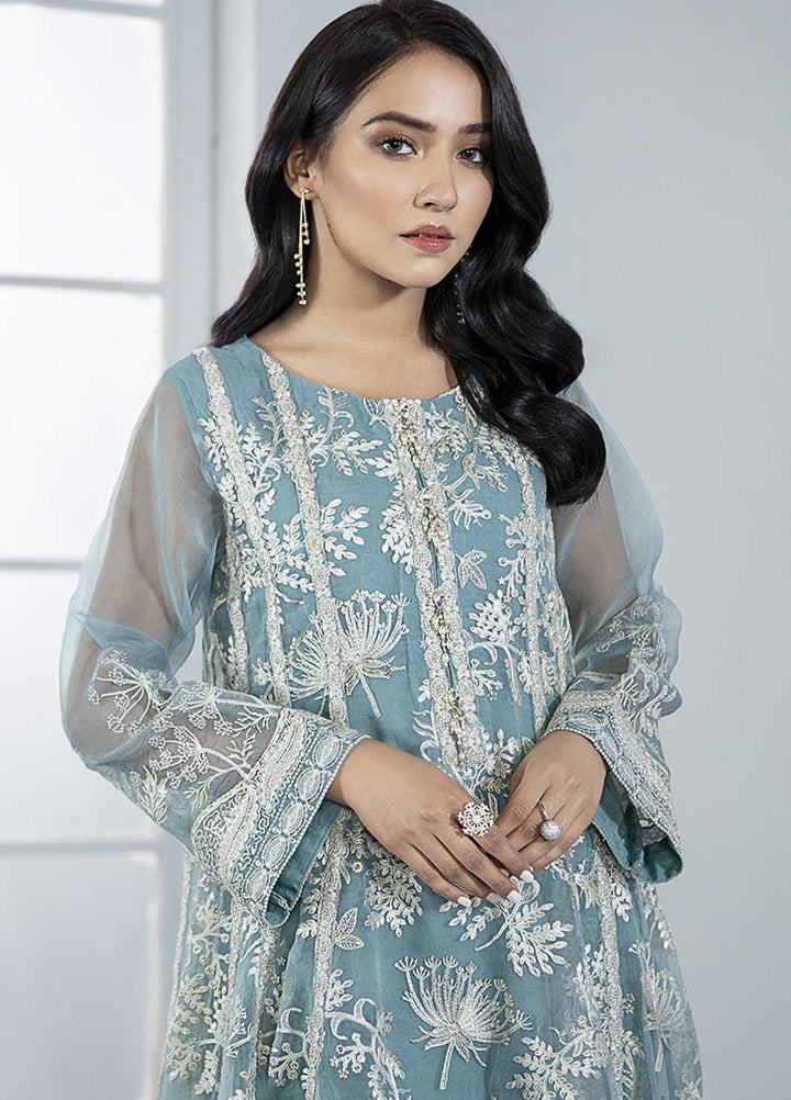 Xenia Formals Embroidered Organza Stitched 2 Piece Suit XF21P SHAHLA XFR-20-179