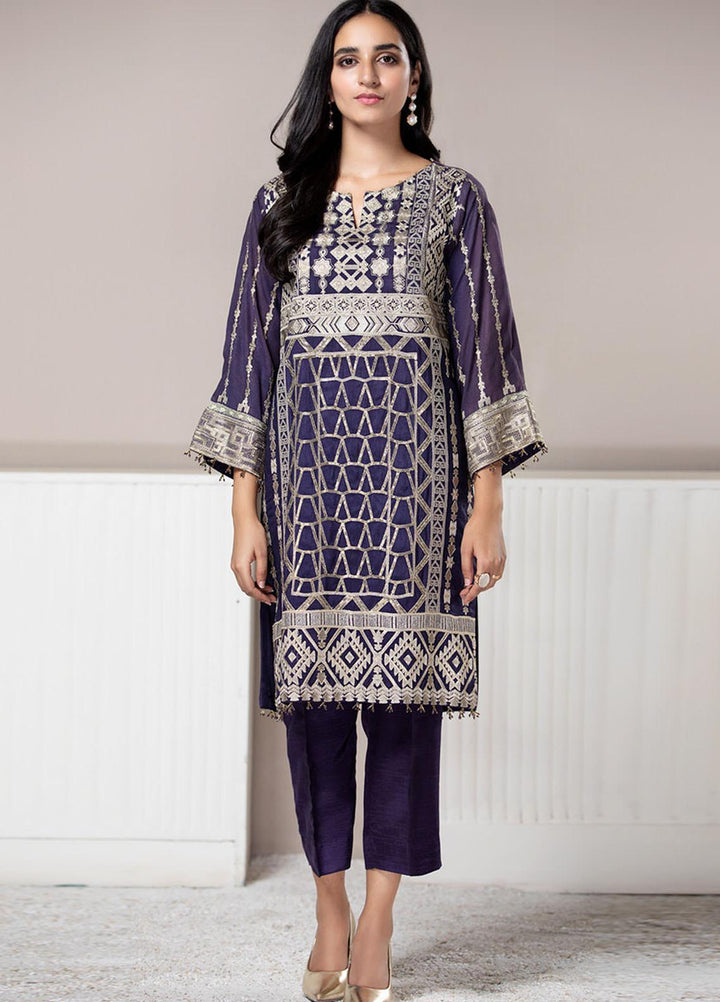 Xenia Formals Embroidered Khaadi Net Stitched 3 Piece Suit XF21P XFR-20-176 PLUME BLOOM