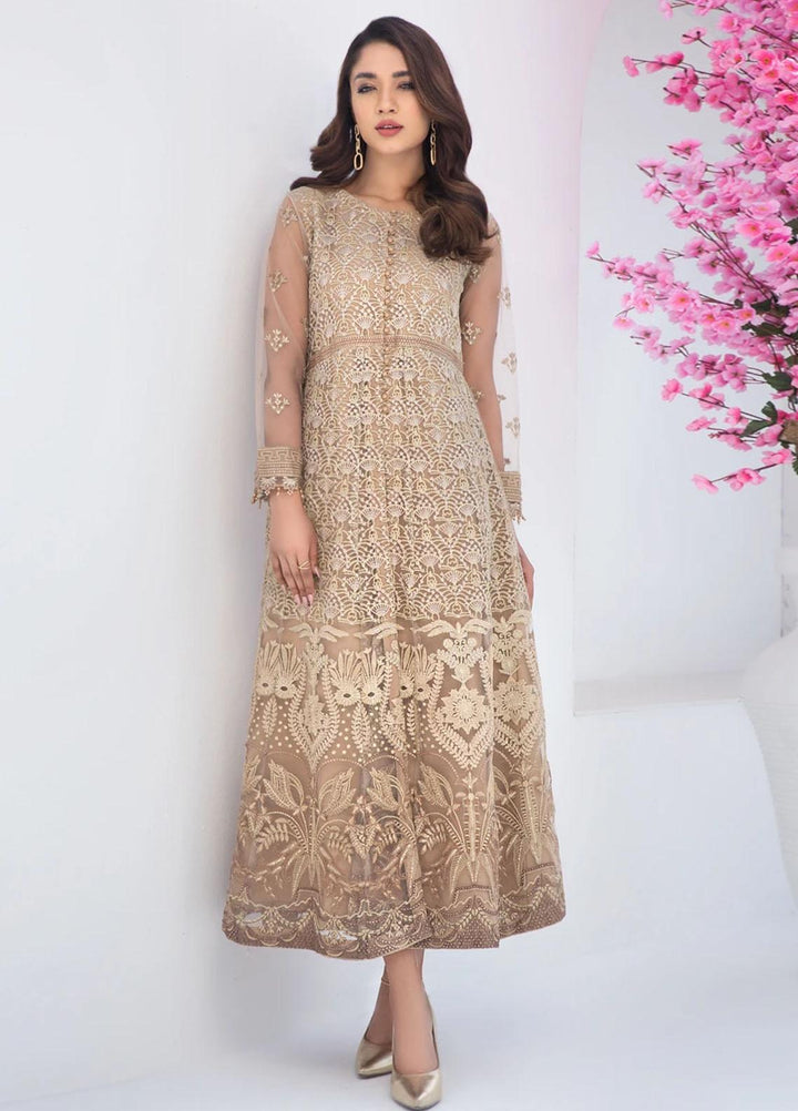Xenia Formals Luxury Pret Embroidered Net 2 Piece Suit ZOYA XFR-21-206
