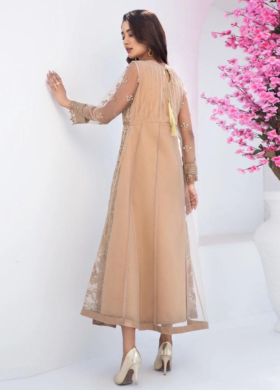 Xenia Formals Luxury Pret Embroidered Net 2 Piece Suit ZOYA XFR-21-206