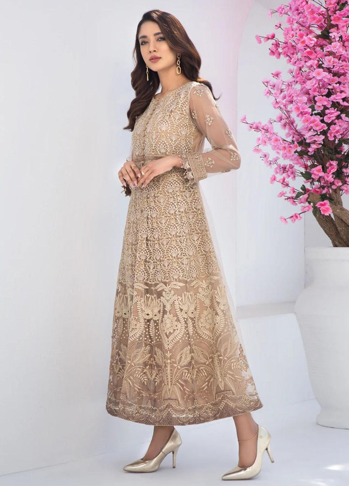 Xenia Formals Luxury Pret Embroidered Net 2 Piece Suit ZOYA XFR-21-206