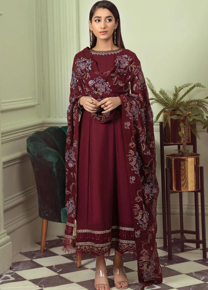 Xenia Formals Pret Embroidered Chiffon 3 Piece Suit DAFEENAH XFR-22-332