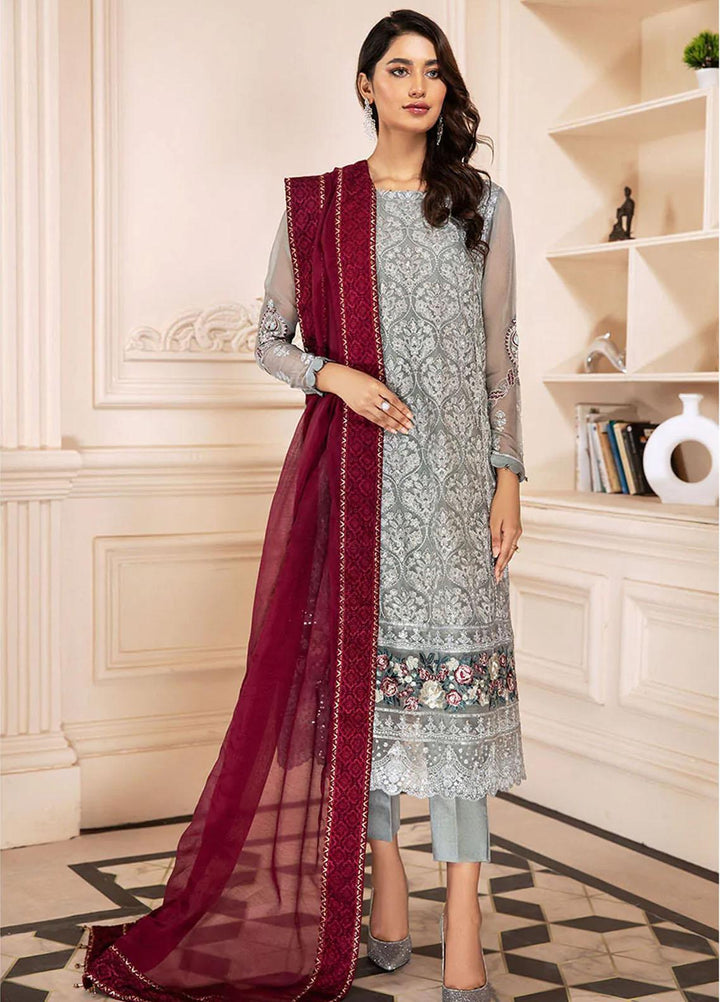 Xenia Formals Pret Embroidered Chiffon 3 Piece Suit RAMEEN XFR-21-273