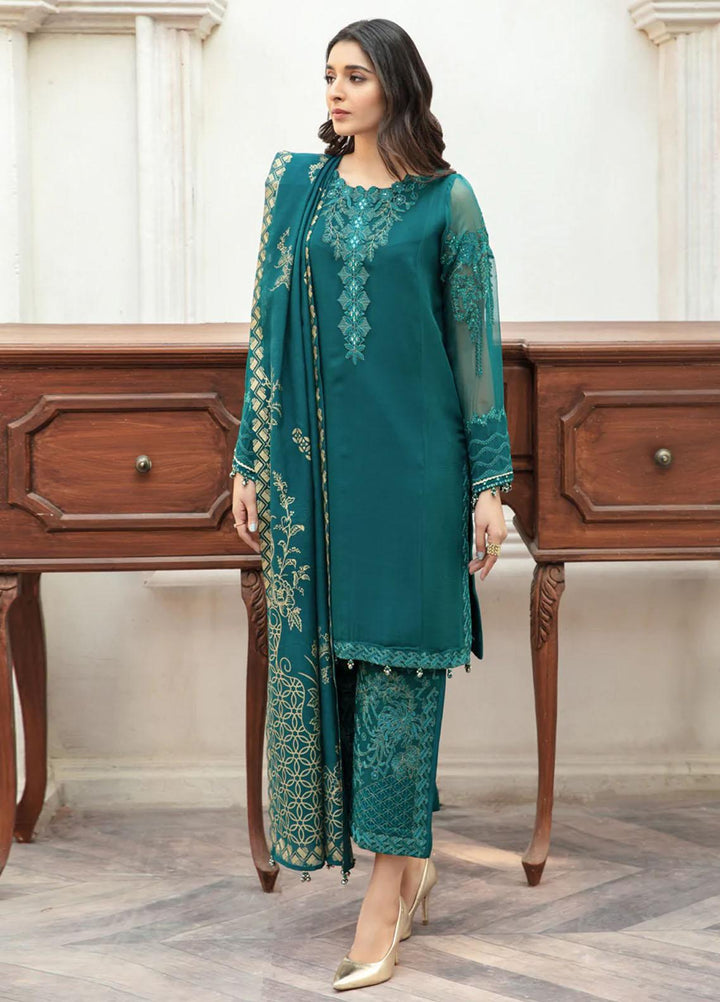 Xenia Formals Pret Embroidered Chiffon 3 Piece Suit ABIR XFR-22-339