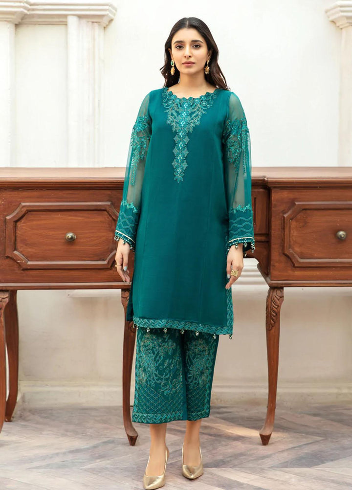Xenia Formals Pret Embroidered Chiffon 3 Piece Suit ABIR XFR-22-339