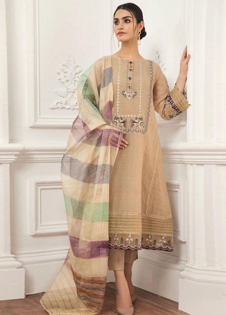Xenia Formals Pret Embroidered Organza 3 Piece Suit NAJAIR XFR-21-247