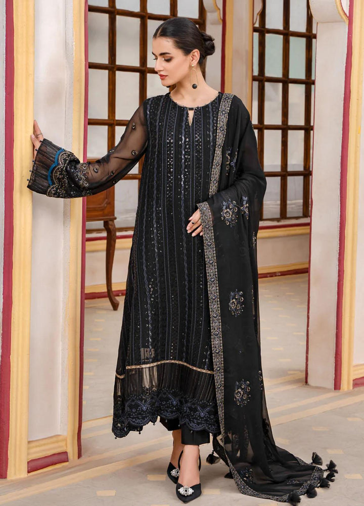 Xenia Formals Pret Embroidered Chiffon 3 Piece Suit KHAZEENA XFR-22-391