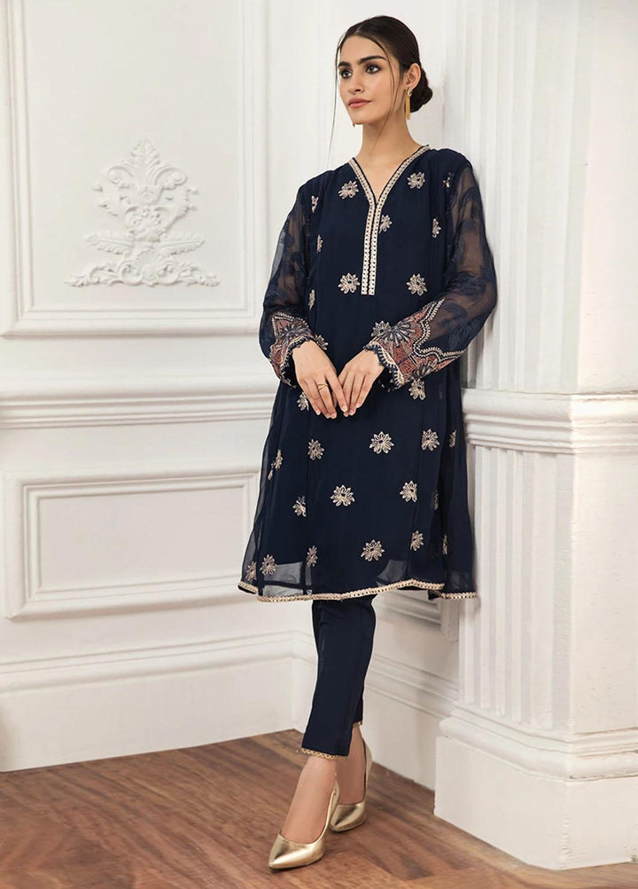 Xenia Formals Luxury Pret Embroidered Chiffon 3 Piece Dress KALALI XFR-21-230