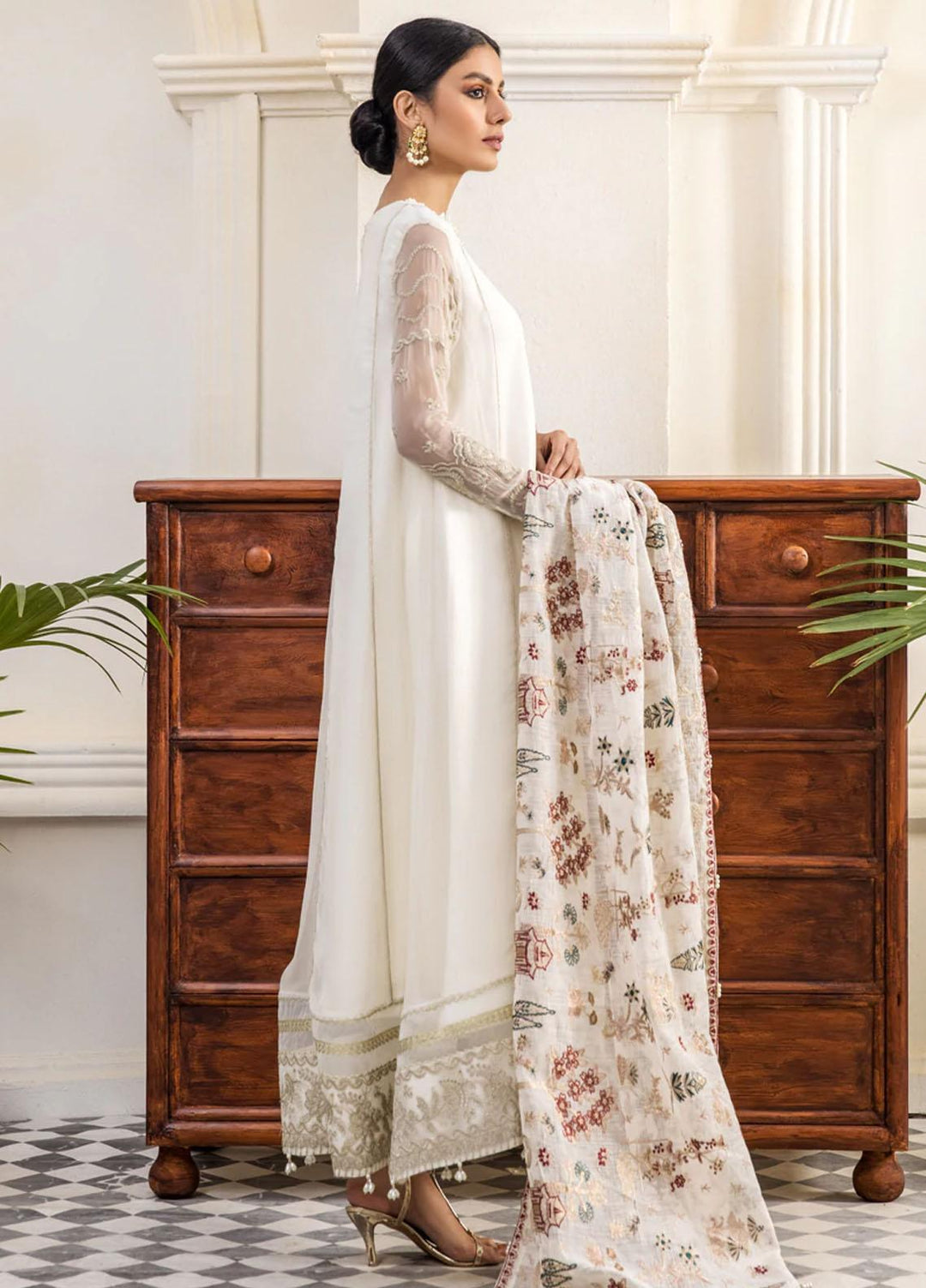 Xenia Formals Ready to Wear Embroidered Chiffon 3 Piece NARAH XFR-22-325