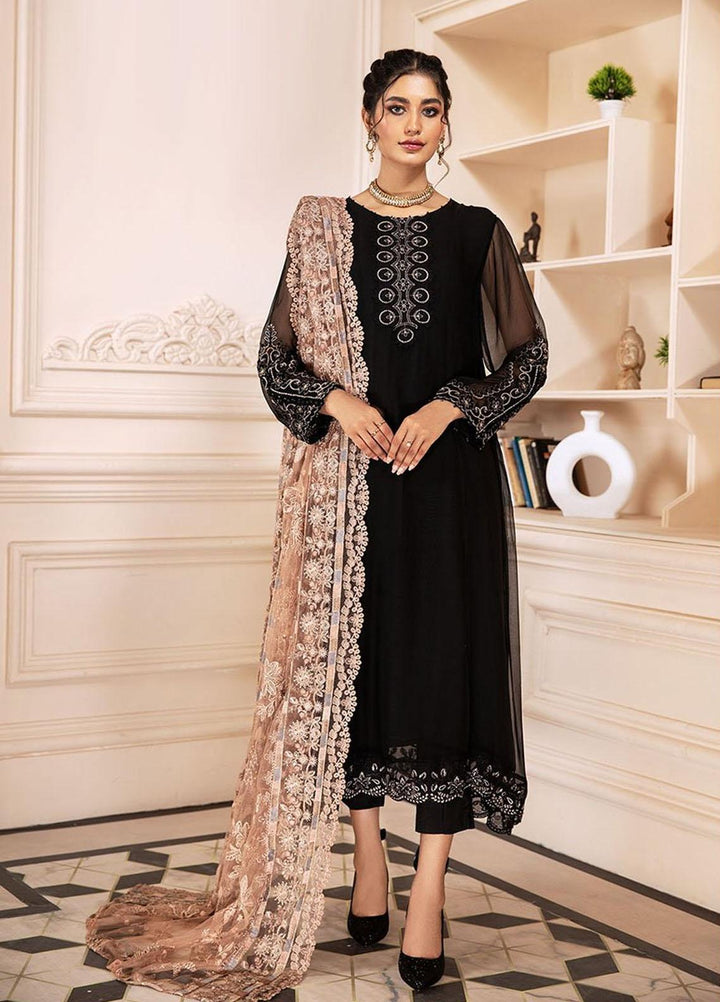 Xenia Formals Pret Embroidered Chiffon 3 Piece Suit SAARYA XFR-21-284