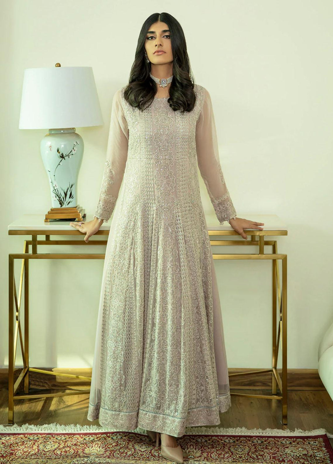 Xenia Formals Ready to Wear Embroidered Chiffon 3 Piece Suit TISHA XFR-21-311