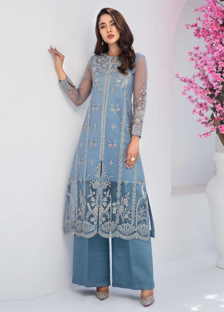 Xenia Formals Pret Embroidered Net 2 Piece XFR-21-207 FEHMEEN