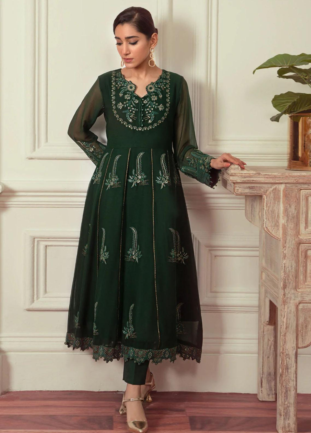 Xenia Formals Chiffon  3 Piece Suit for Women -  XFR-22-327 LAMIA