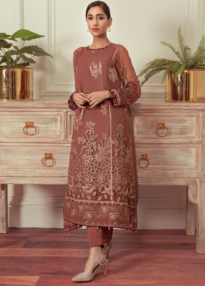 Xenia Formals Chiffon  3 Piece Suit for Women -  XFR-22-330 DAMINI