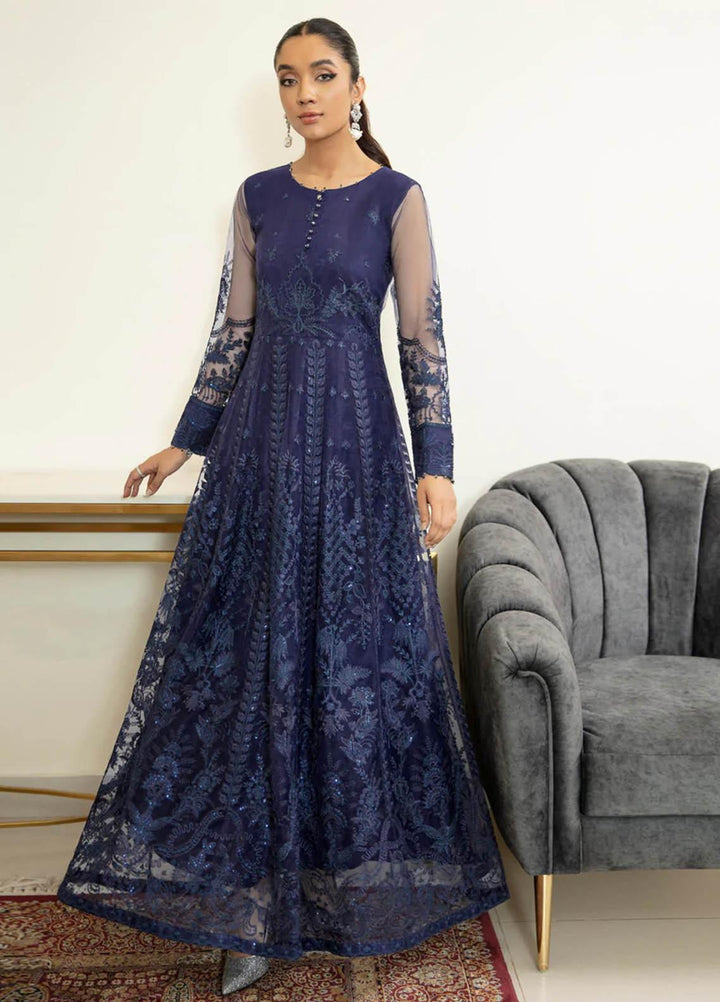 Xenia Formals Luxury Pret  Net 3 Piece Dress GHANEEM XFR-21-300
