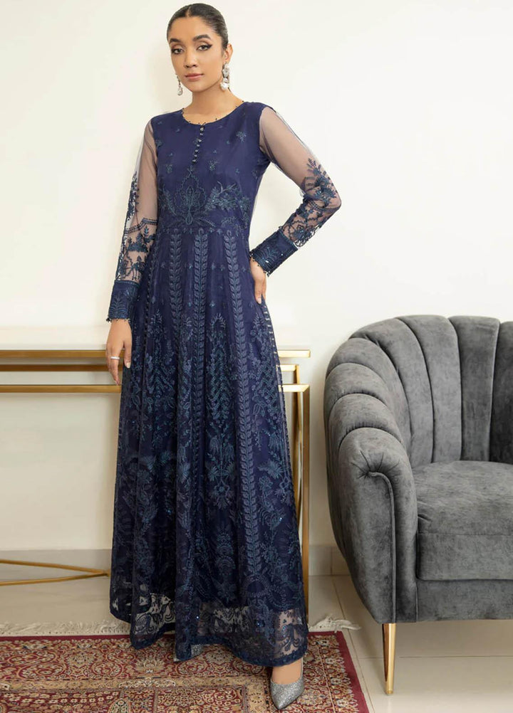 Xenia Formals Luxury Pret  Net 3 Piece Dress GHANEEM XFR-21-300