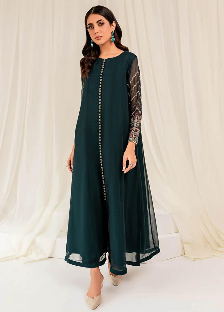 Xenia Formals Luxury Pret  Chiffon 3 Piece Dress Kanval