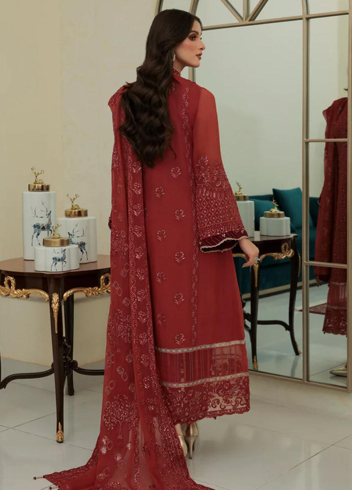 Xenia Formals Luxury Pret  Chiffon 3 Piece Dress XFR-22-406 SWABI
