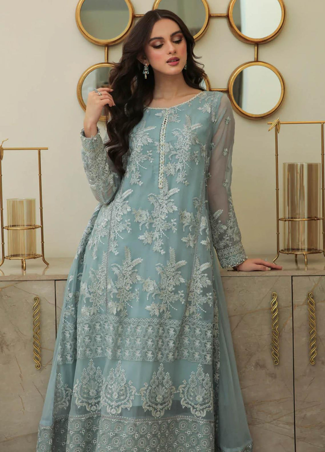 Xenia Formals Luxury Pret  Chiffon 2 Piece Dress KEFI XFR-22-413