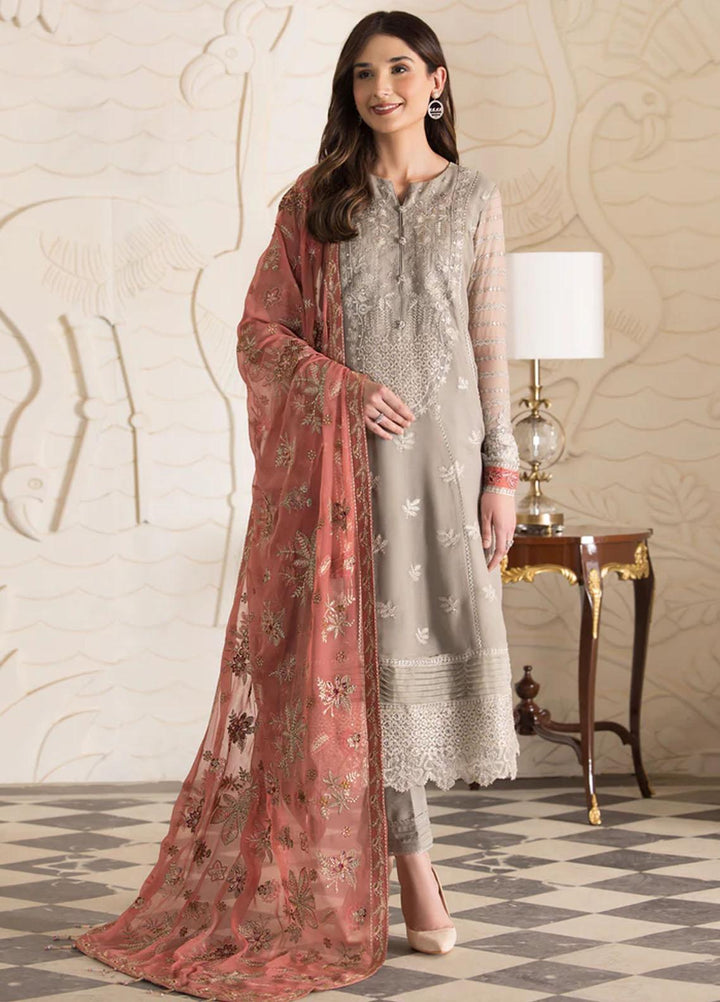 Xenia Formals Luxury Pret  Chiffon 3 Piece Dress XFR-22-419 ROSETTE