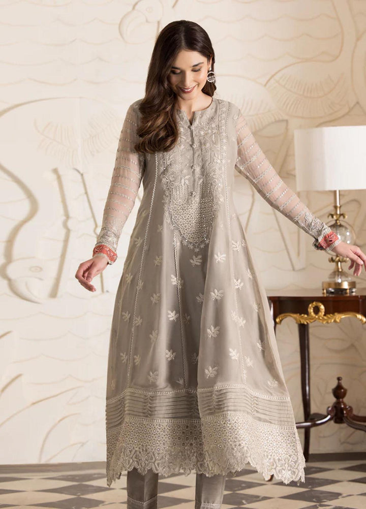 Xenia Formals Luxury Pret  Chiffon 3 Piece Dress XFR-22-419 ROSETTE