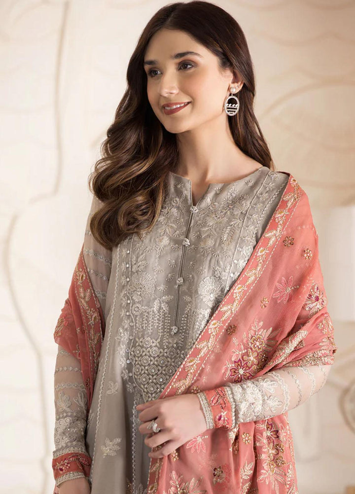 Xenia Formals Luxury Pret  Chiffon 3 Piece Dress XFR-22-419 ROSETTE