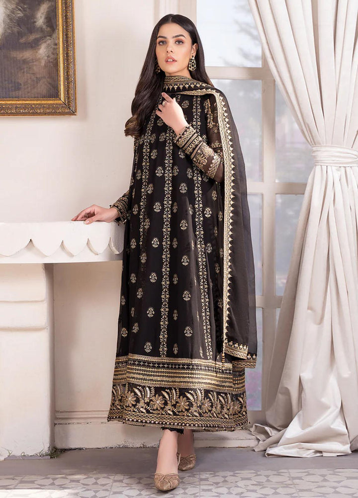 Xenia Formals Luxury Pret  Chiffon 3 Piece Dress XFR-23-449 QAIS