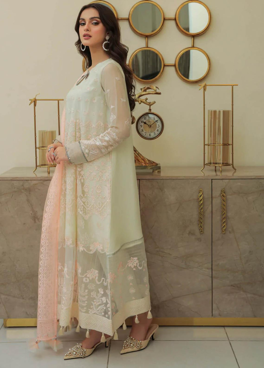 Xenia Formals Luxury Pret  Chiffon 3 Piece Dress AVERY XFR-22-415