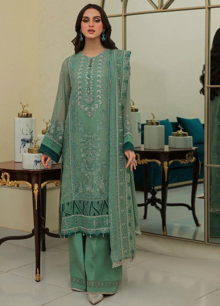 Xenia Formals Luxury Pret  Chiffon 3 Piece Dress XFR-22-405 MAISU