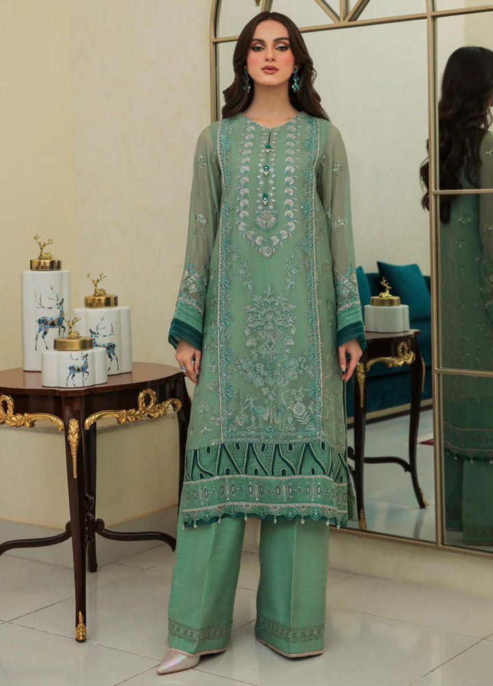 Xenia Formals Luxury Pret  Chiffon 3 Piece Dress XFR-22-405 MAISU