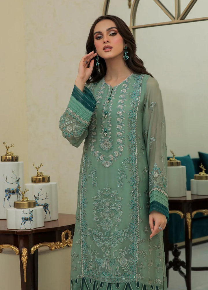 Xenia Formals Luxury Pret  Chiffon 3 Piece Dress XFR-22-405 MAISU