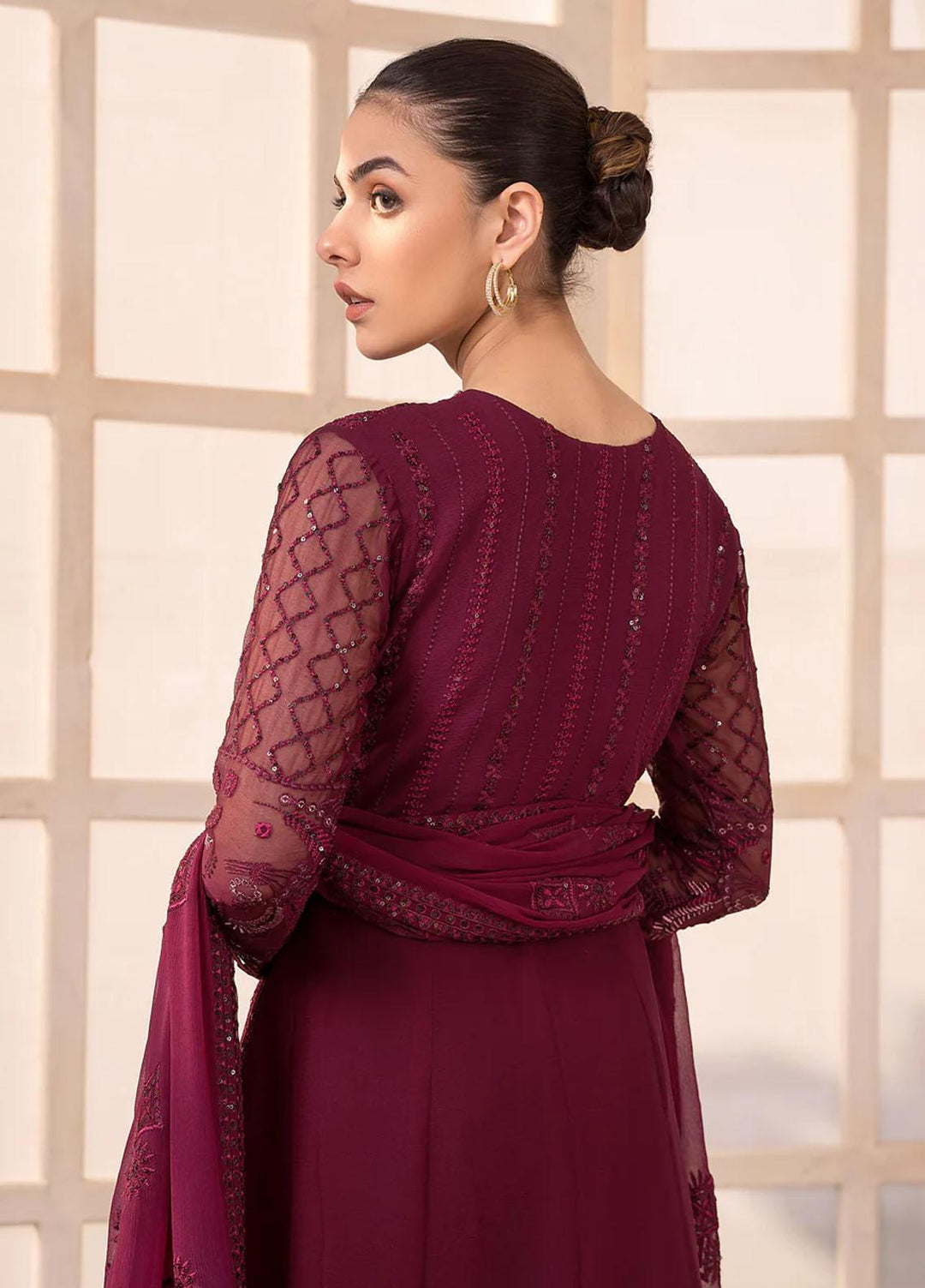 Xenia Formals Luxury Pret  Chiffon 3 Piece Dress XFR-23-456 SHANKARI