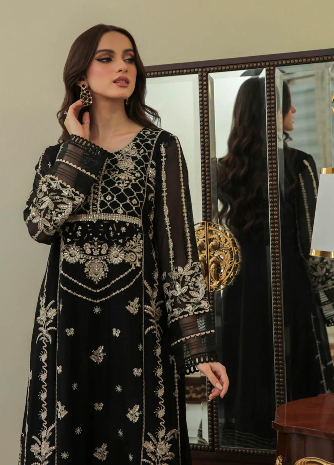 Xenia Formals Luxury Pret  Chiffon 3 Piece Dress GHAZAL XFR-22-409