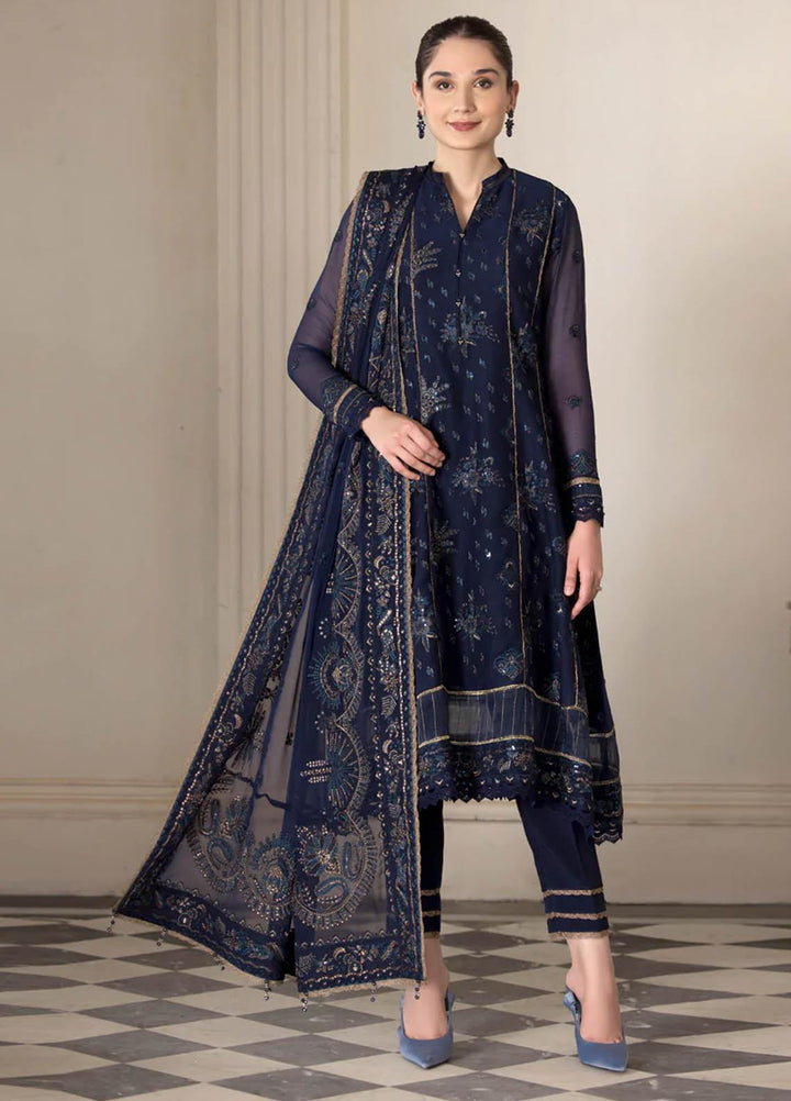 Xenia Formals Luxury Pret  Chiffon 3 Piece Dress IVY XFR-22-424