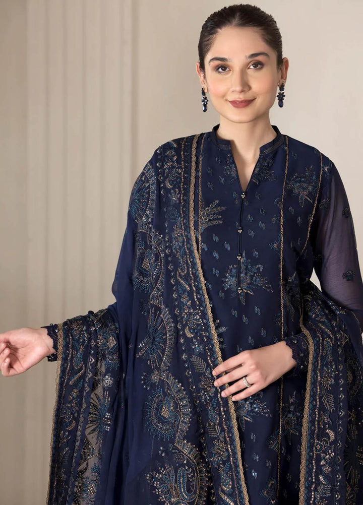 Xenia Formals Luxury Pret  Chiffon 3 Piece Dress IVY XFR-22-424