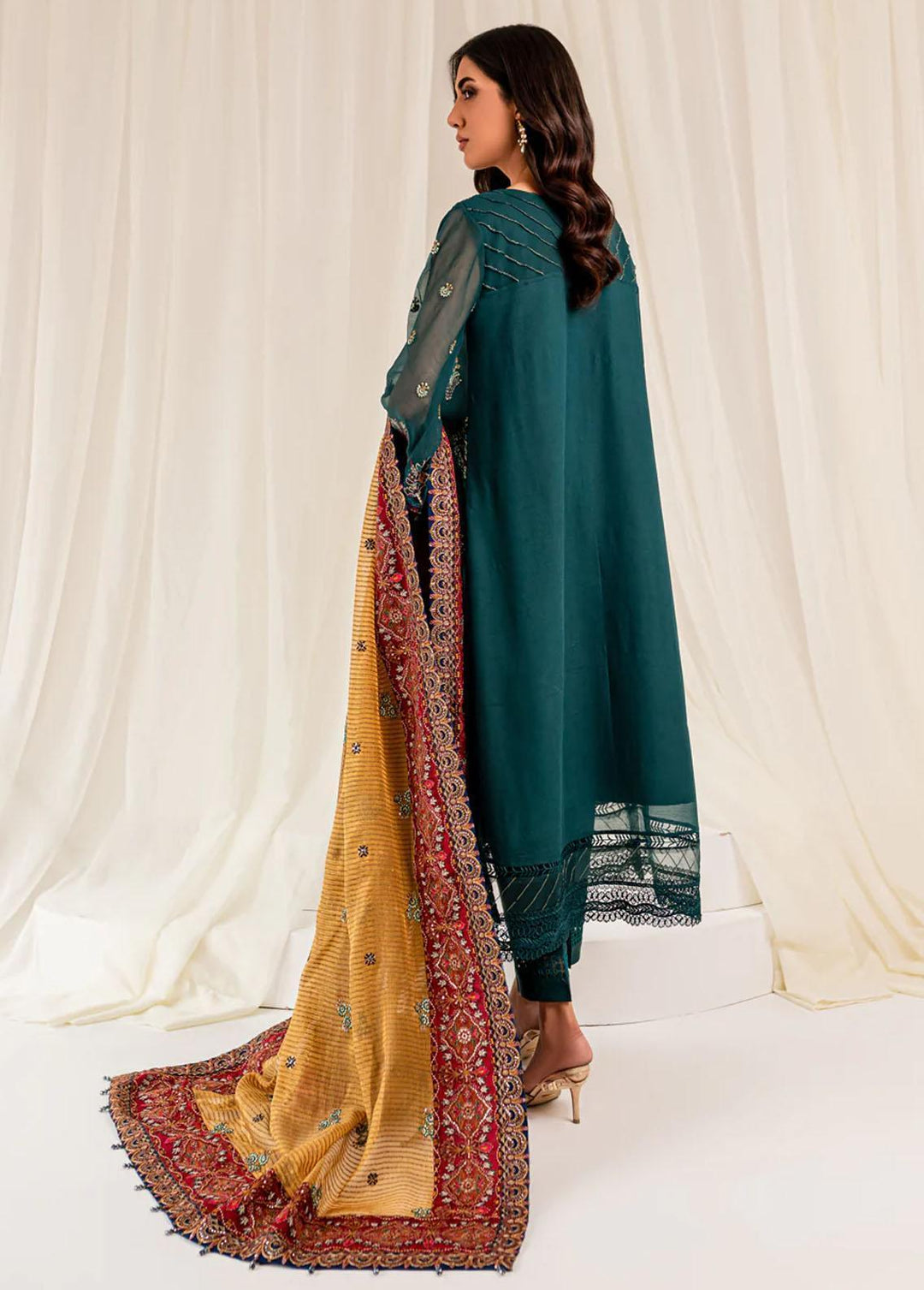 Xenia Formals Pret Embroidered Chiffon 3 Piece Suit Daneen