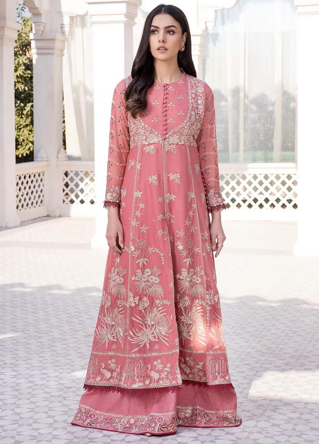 Xenia Formals Pret Embroidered Chiffon 3 Piece Suit XFR-23-450 Sanea