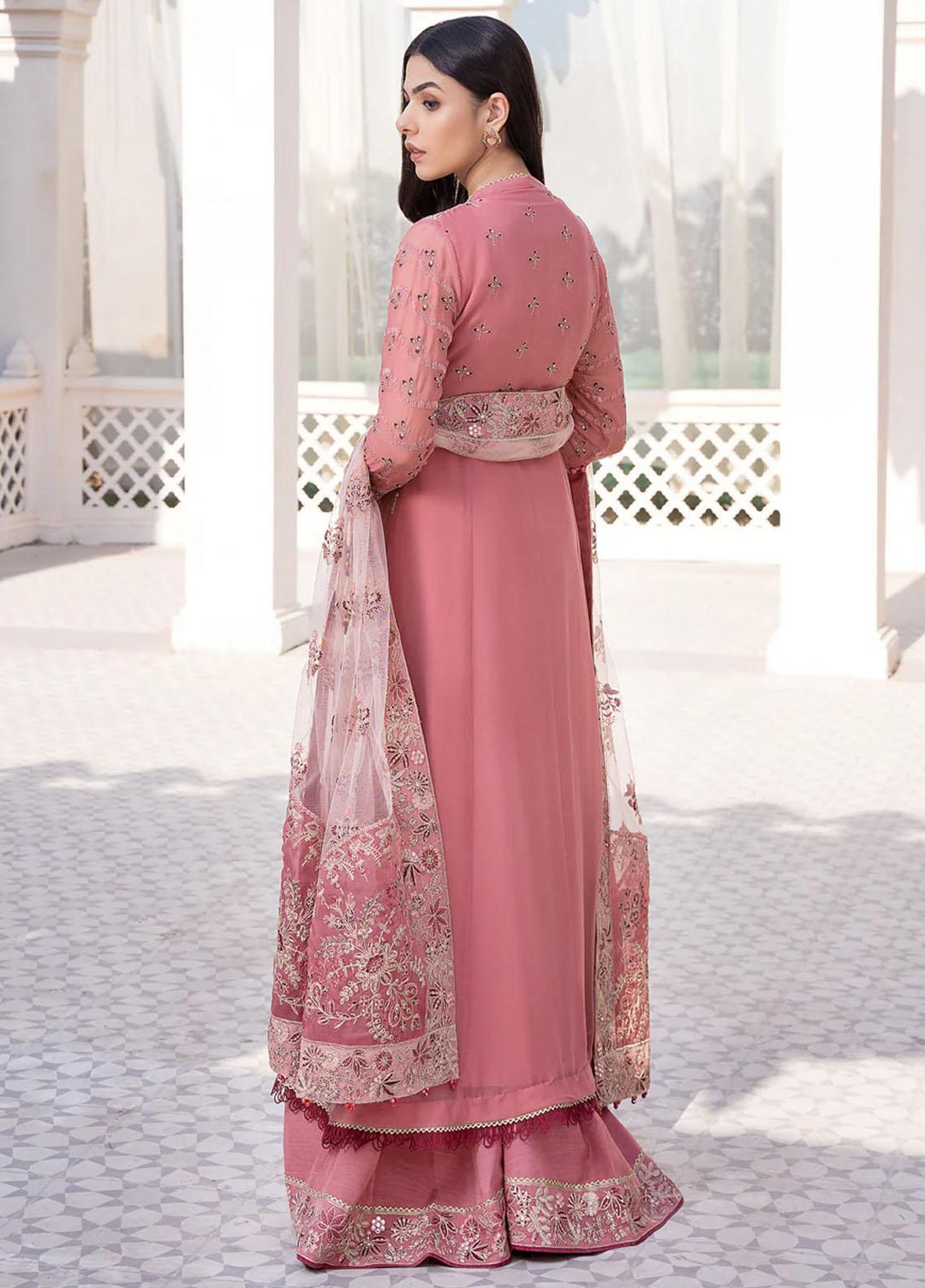 Xenia Formals Pret Embroidered Chiffon 3 Piece Suit XFR-23-450 Sanea