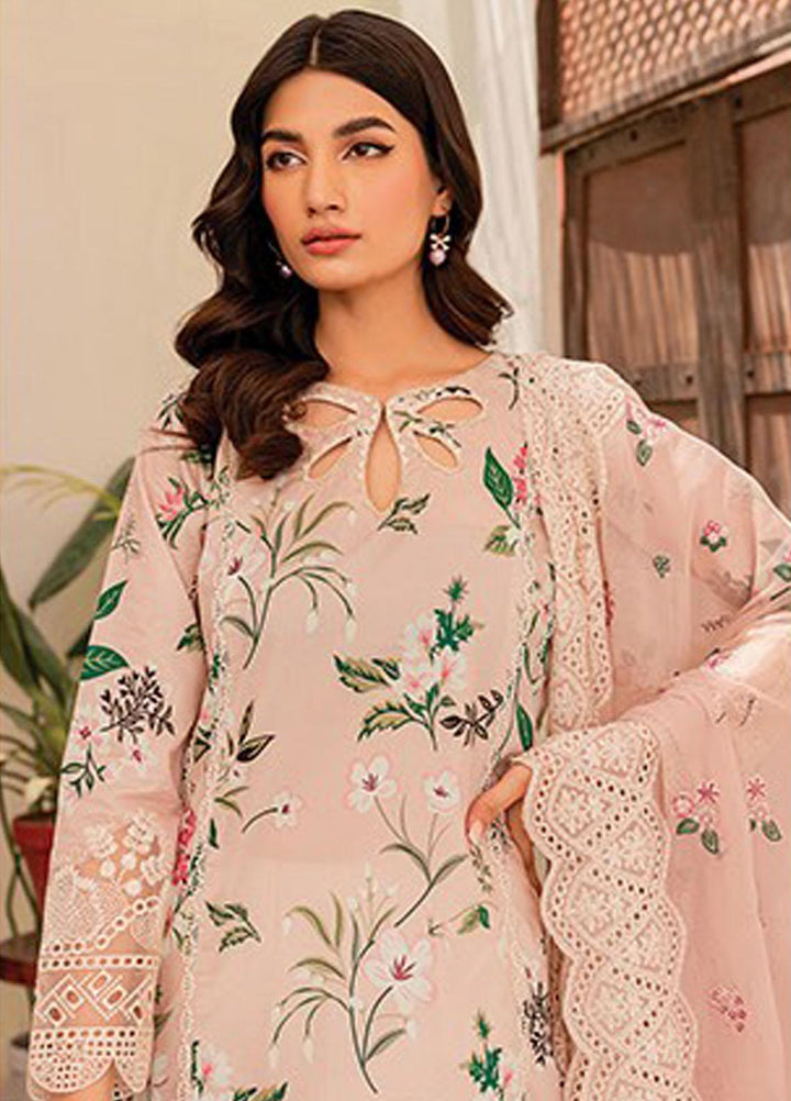 Xenia Formals Embroidered Lawn Suits Unstitched 3 Piece XE23SS D-04 Amelia - Summer Collection